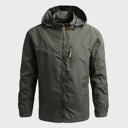 Herren Regenjacke Wasserdicht Kapuze