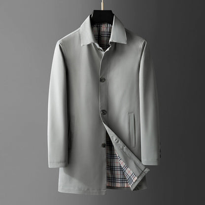 Stylischer Herren Mantel Elegant Detail