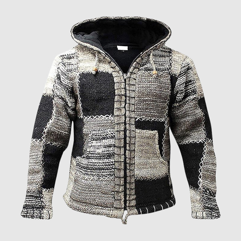 Kuschelige Hoodie Wollmix Relaxed Fit Boho Chic