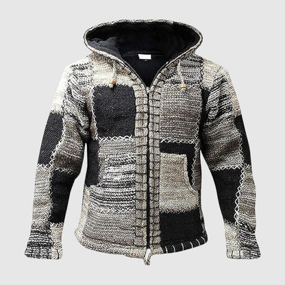 Kuschelige Hoodie Wollmix Relaxed Fit Boho Chic