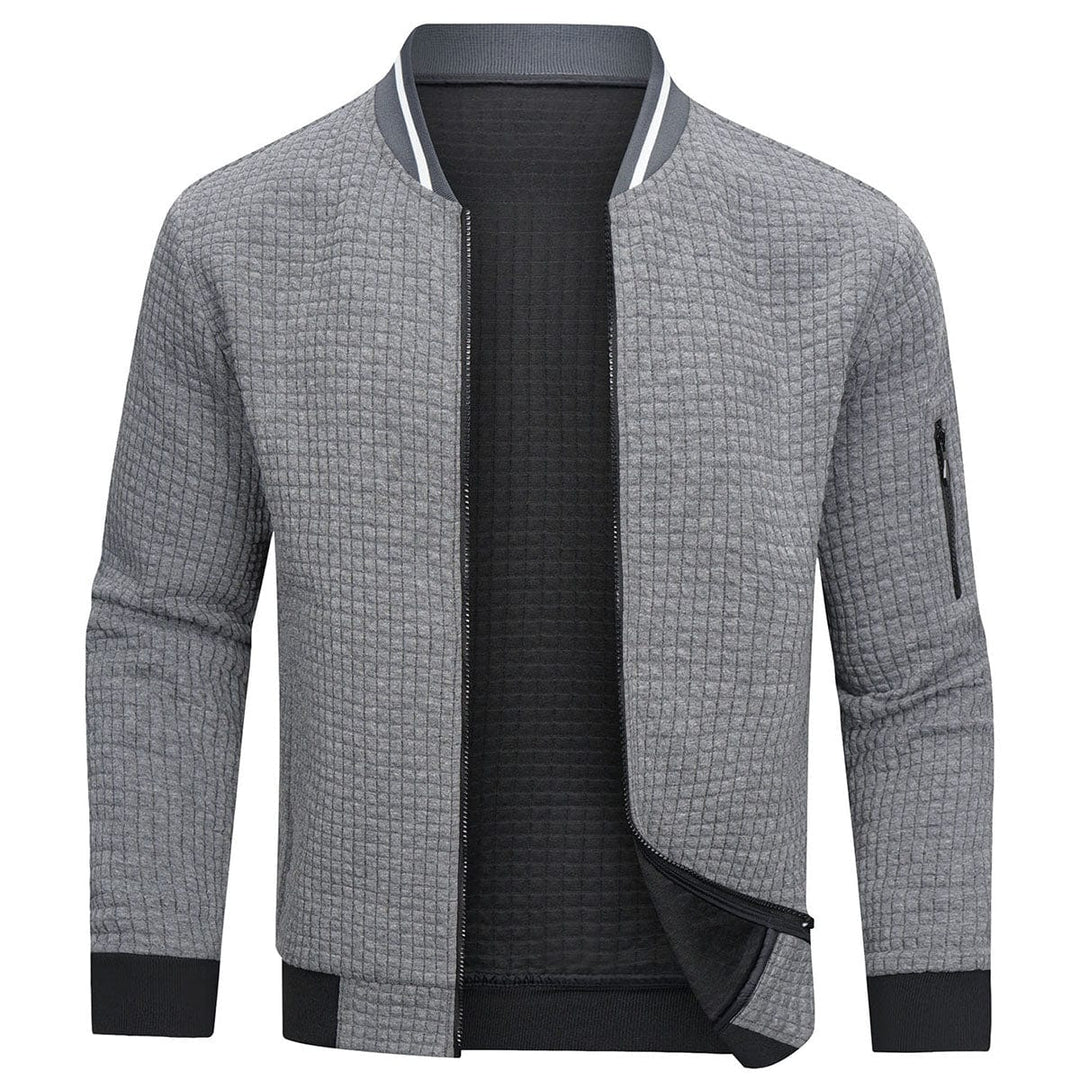 Herren Cardigan Langarm Reißverschluss Freizeitmode