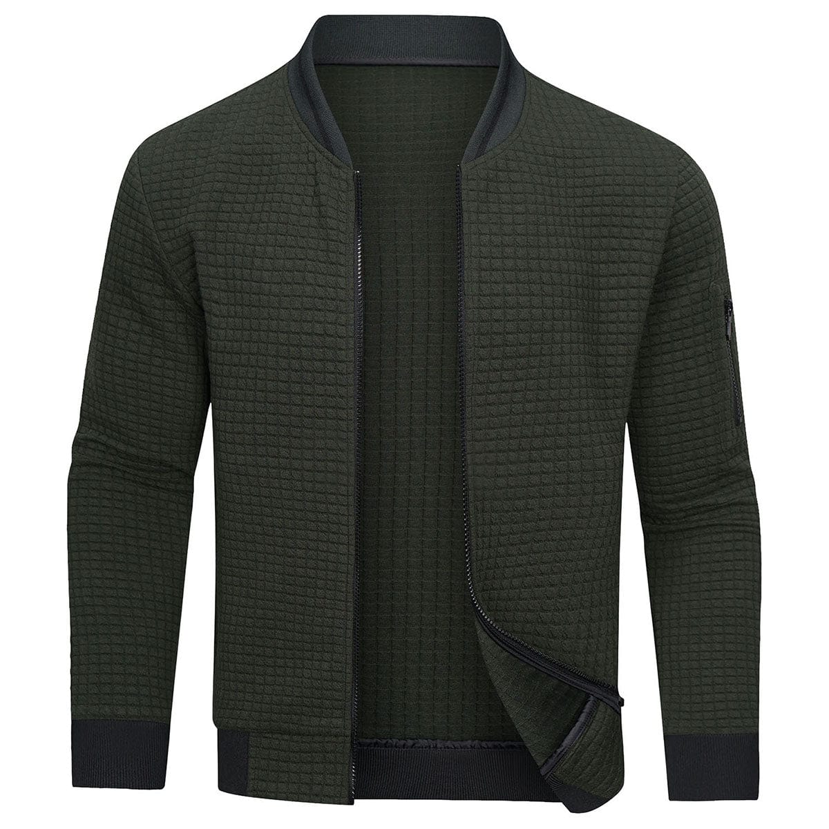 Herren Cardigan Langarm Reißverschluss Freizeitmode