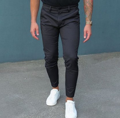 Herren Chinos Slim Fit Dehnbar - IdealeKleiden