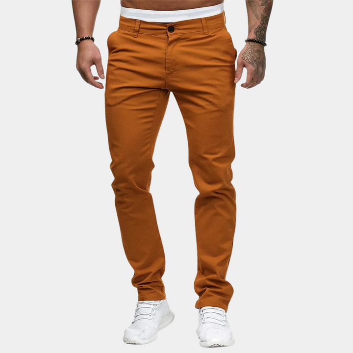 Herren Chino Hosen Skinny Stretch
