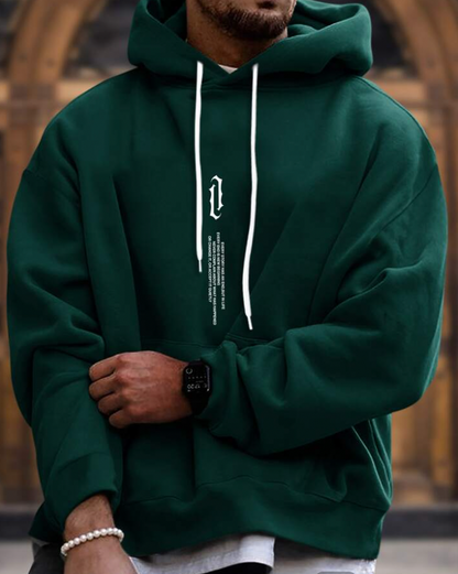 Herren Hoodie Bequem Oversized