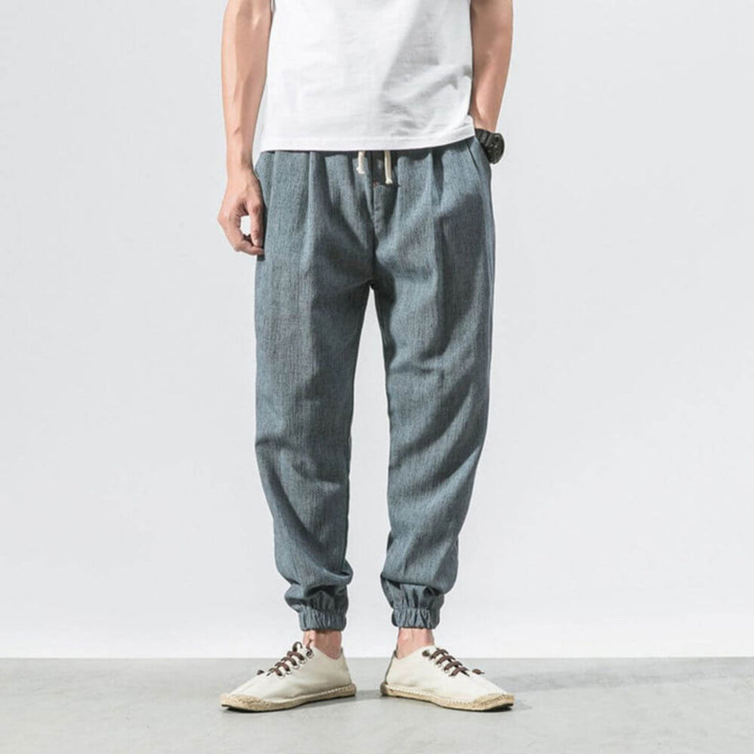 Bequeme Herren Jogger Leicht Kordelzug
