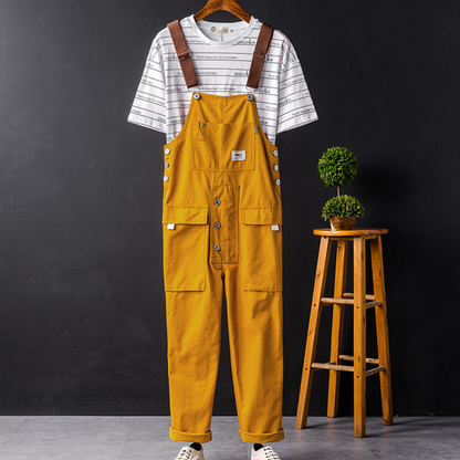 Männer Latzhosen Cargo Stil - IdealeKleiden