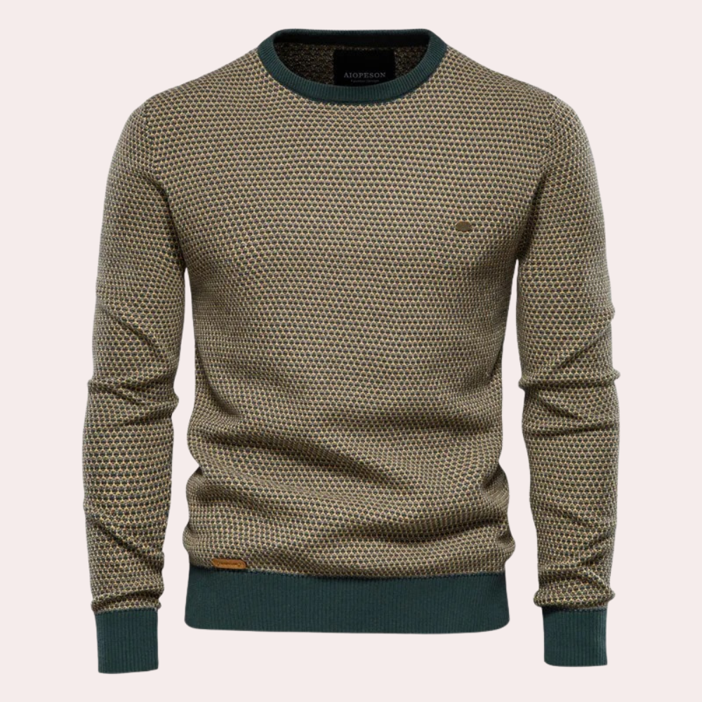 Herren Strickpullover Rundhals Modern Fit