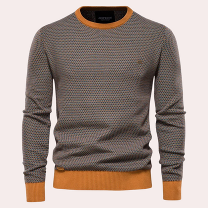 Herren Strickpullover Rundhals Modern Fit