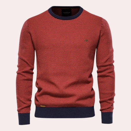 Herren Strickpullover Rundhals Modern Fit