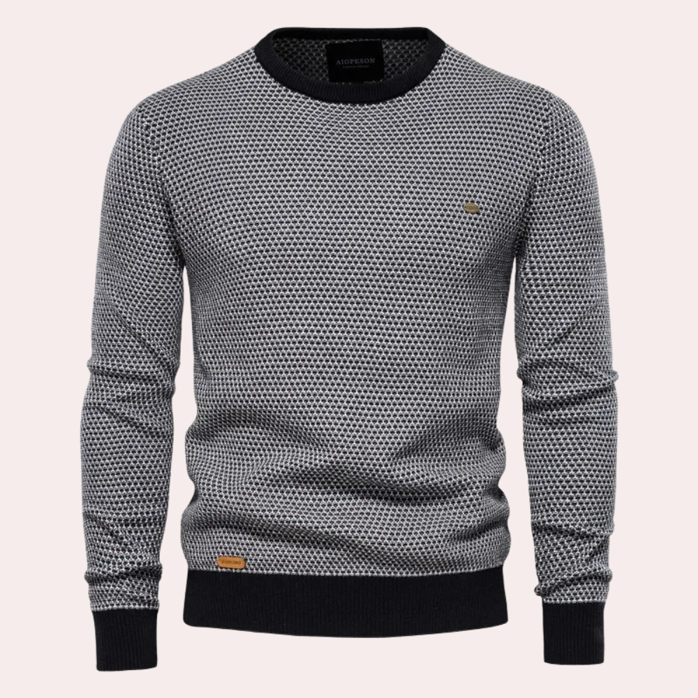 Herren Strickpullover Rundhals Modern Fit