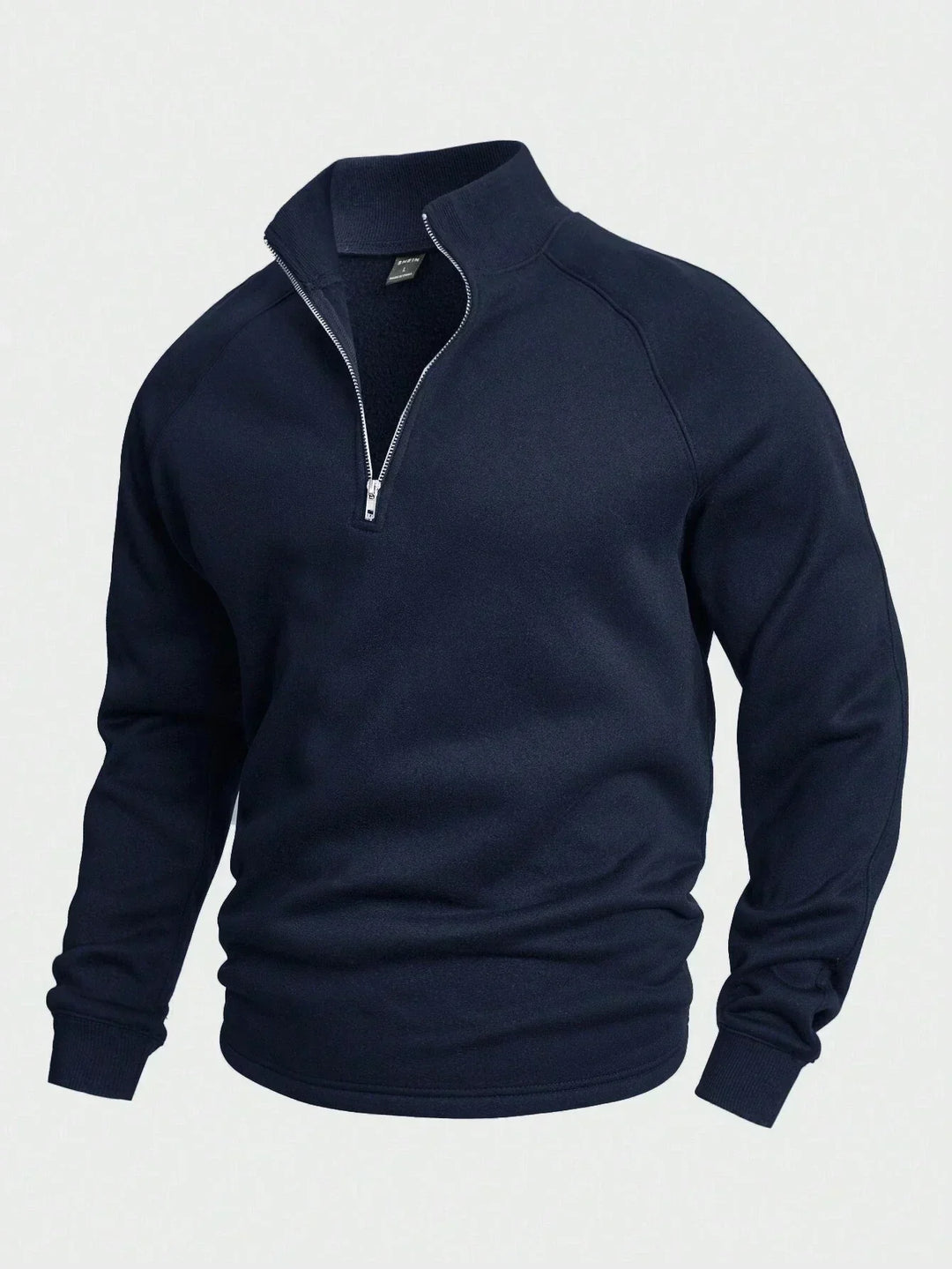 Herren Pullover Warm Halbreißverschluss Winter
