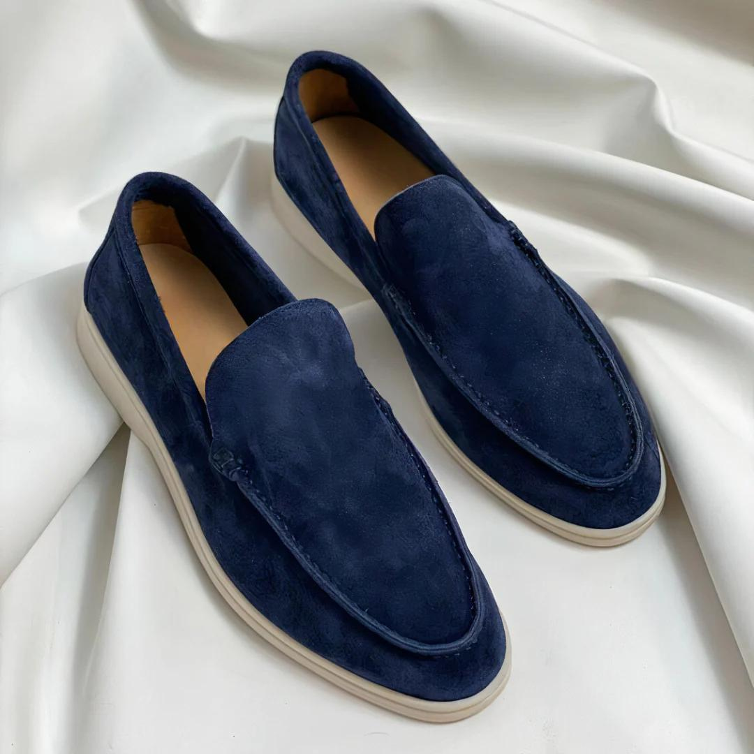 Herren Slipper Wildleder Optik Bequem - IdealeKleiden