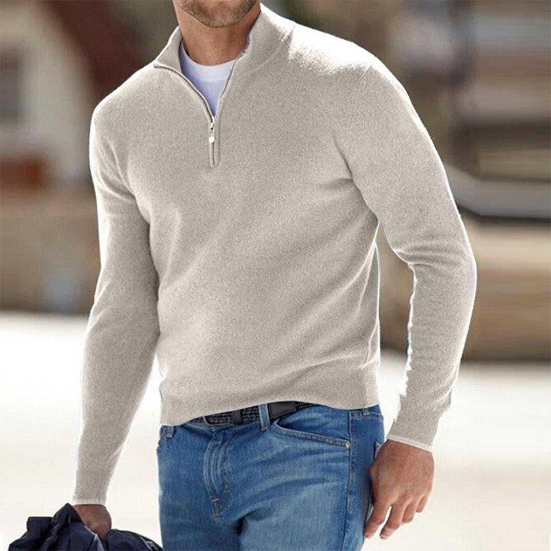Herren Sweatjacke Warm Kuschelig Langarm