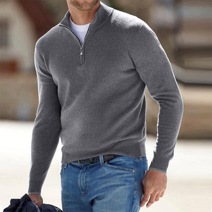 Herren Sweatjacke Warm Kuschelig Langarm