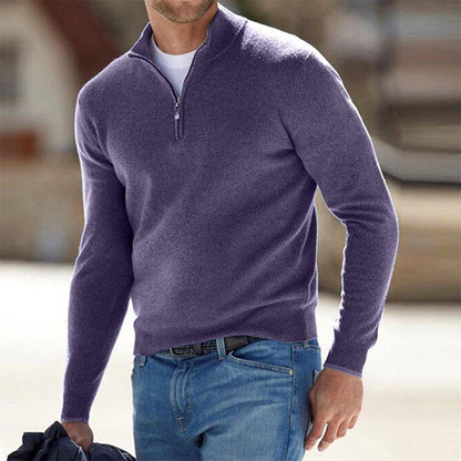 Herren Sweatjacke Warm Kuschelig Langarm