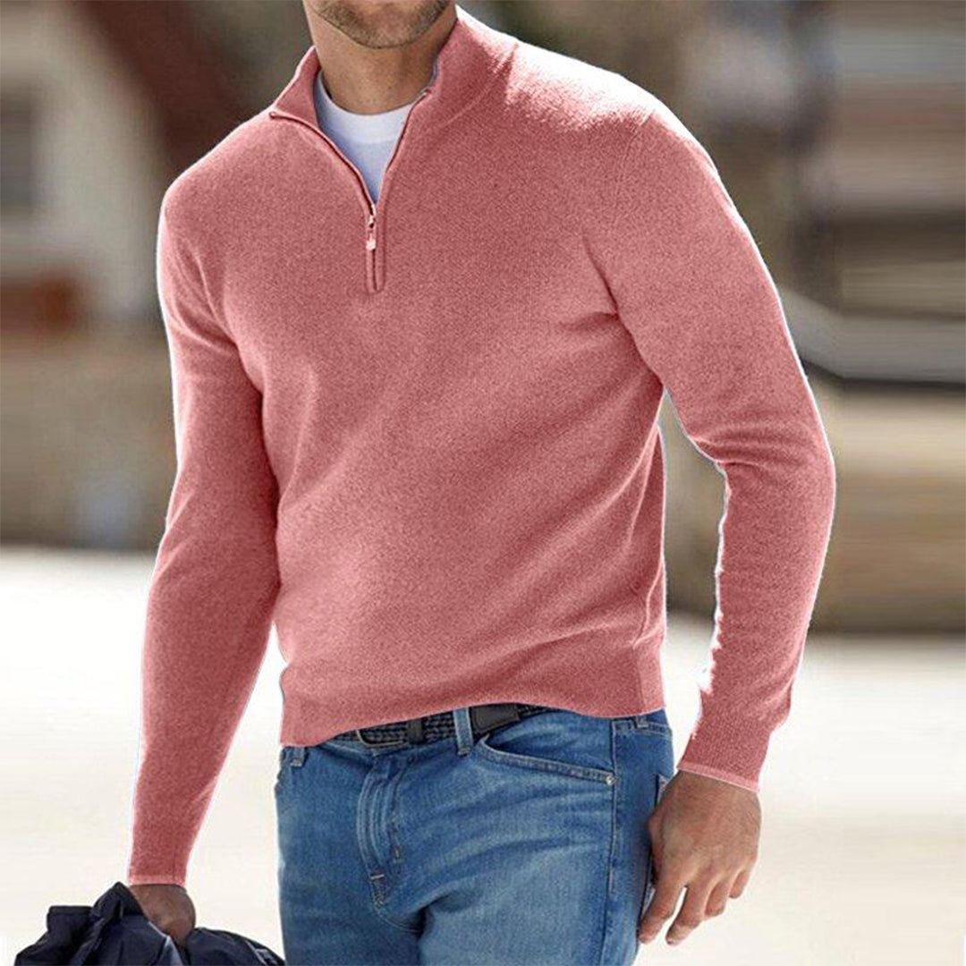 Herren Sweatjacke Warm Kuschelig Langarm