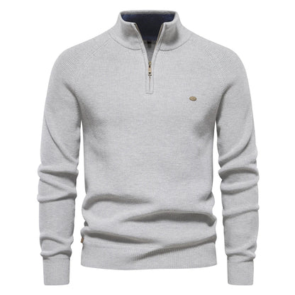 Herren Sweatshirt Langarm Reißverschluss