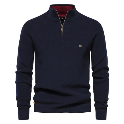 Herren Sweatshirt Langarm Reißverschluss