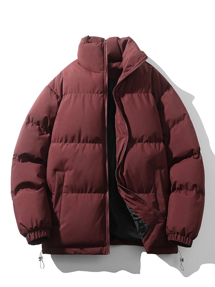 Herren Winterjacke Warme Daunen Pufferjacke