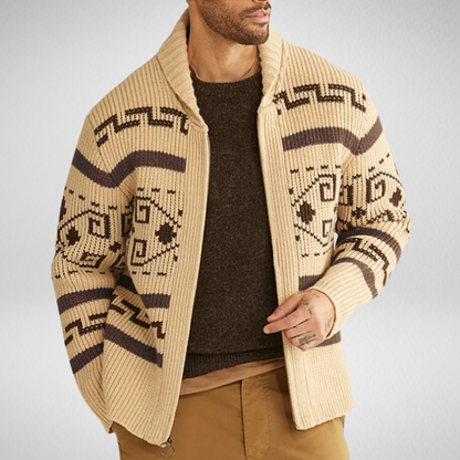 Herren Strickjacke Warm Herbst Winter