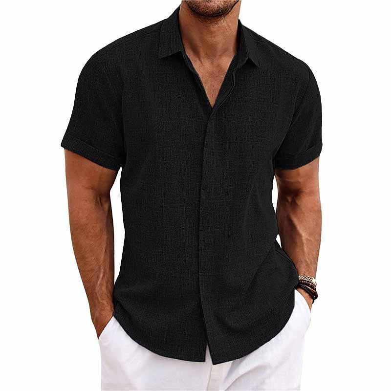 Herren Hemd Kurzarm Freizeitshirt