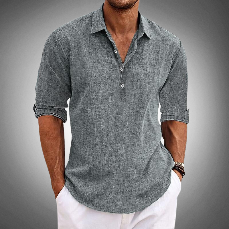 Herren Polohemd Langarm Freizeitstyle