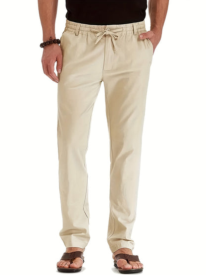 Elastische Herren-Chinos Slim Fit Baumwolle