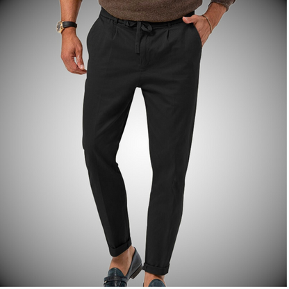 Herren Leinenhose Bequem Sommerlich