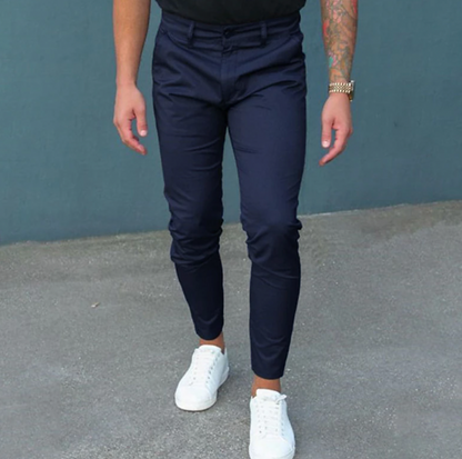 Herrenhosen Slim Fit Stretch Hosen
