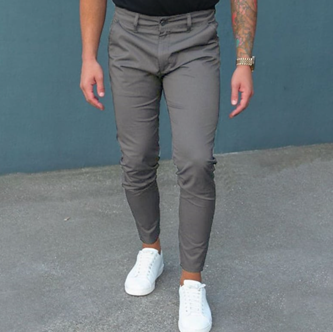 Herrenhosen Slim Fit Stretch Hosen