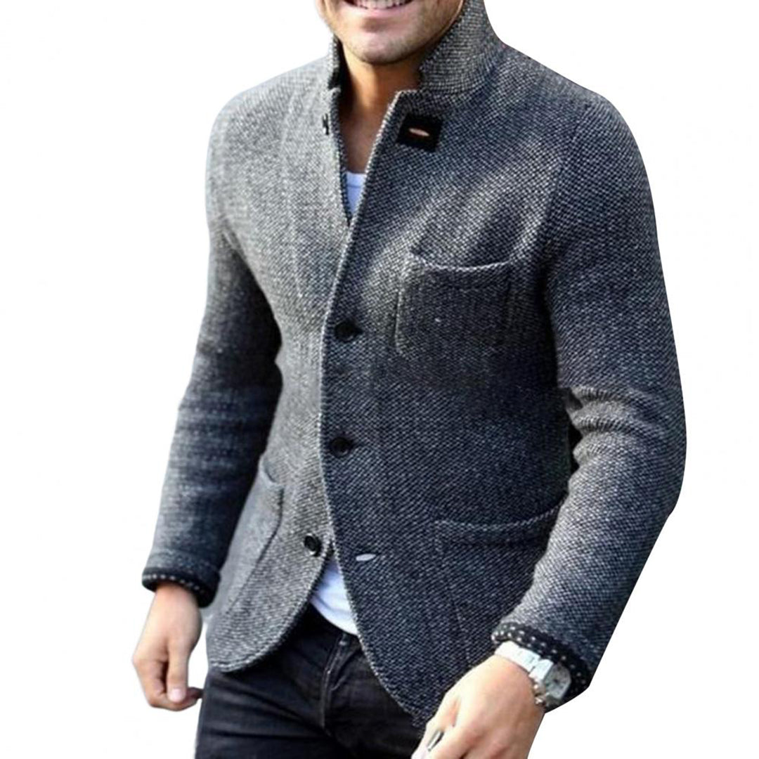 Herren Tweedjacke Knöpfe und Taschen