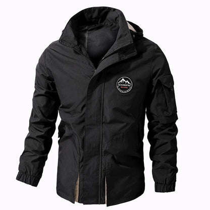 Herren Outdoorjacke Wasserdicht Kapuze - IdealeKleiden