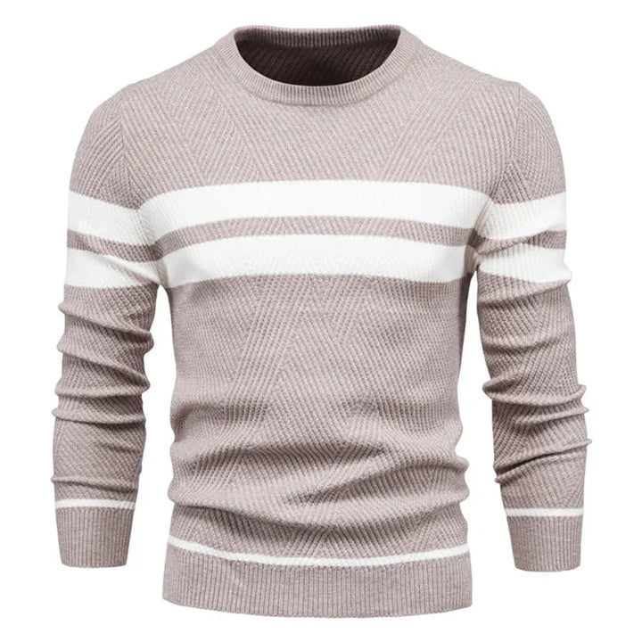 Herren Pullover Rundhals Modern Strick