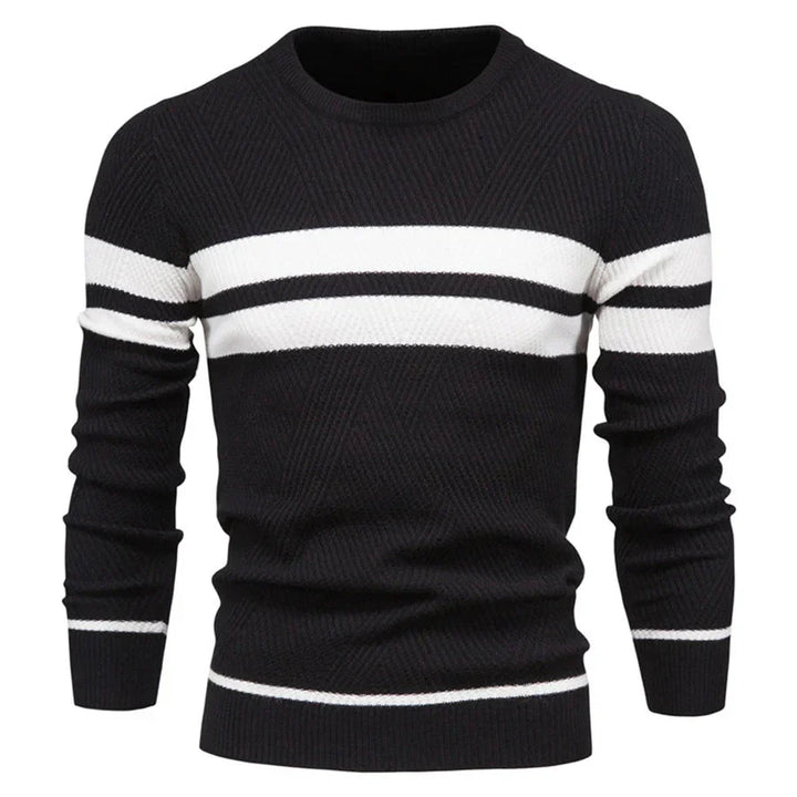 Herren Pullover Rundhals Modern Strick