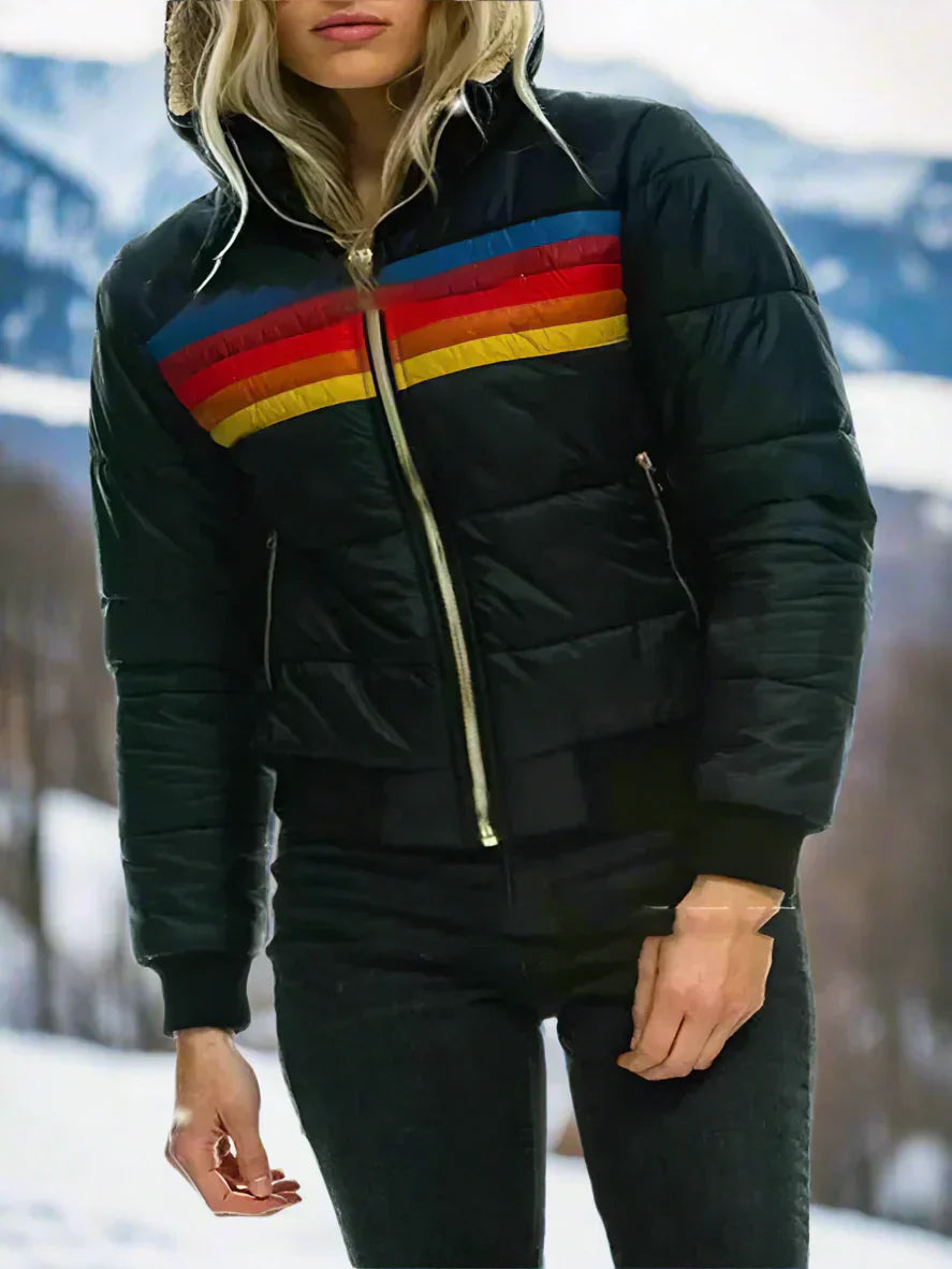 Damen Wintermantel Plüschjacke Warm