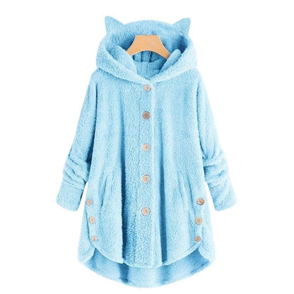 Weiche Katzenjacke Plüschgefüttert Warm