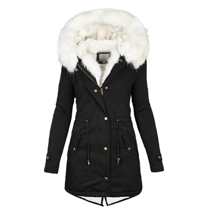 Wintermantel Lang Kapuzenparka Damenschutz