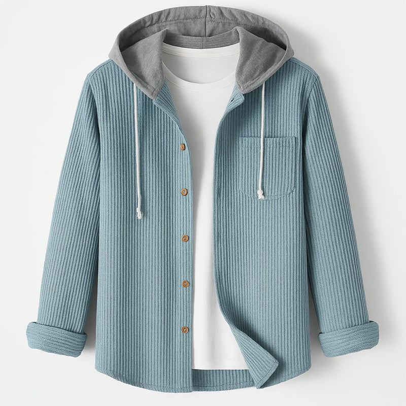 Herren Corduroy Overshirt Modern Schnitt