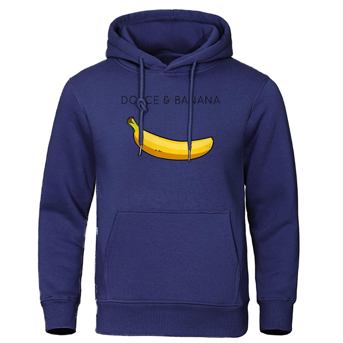 Herren Hoodie mit Känguru Tasche Bananen Design