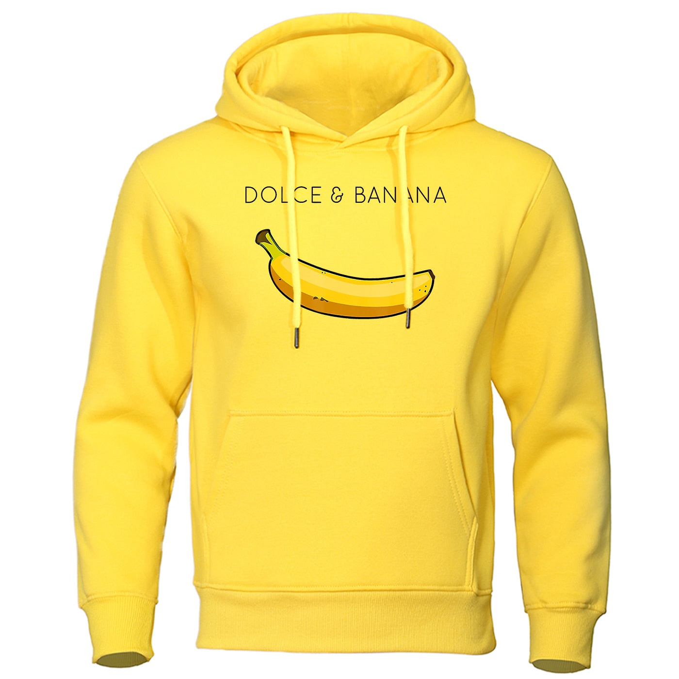 Herren Hoodie mit Känguru Tasche Bananen Design - IdealeKleiden