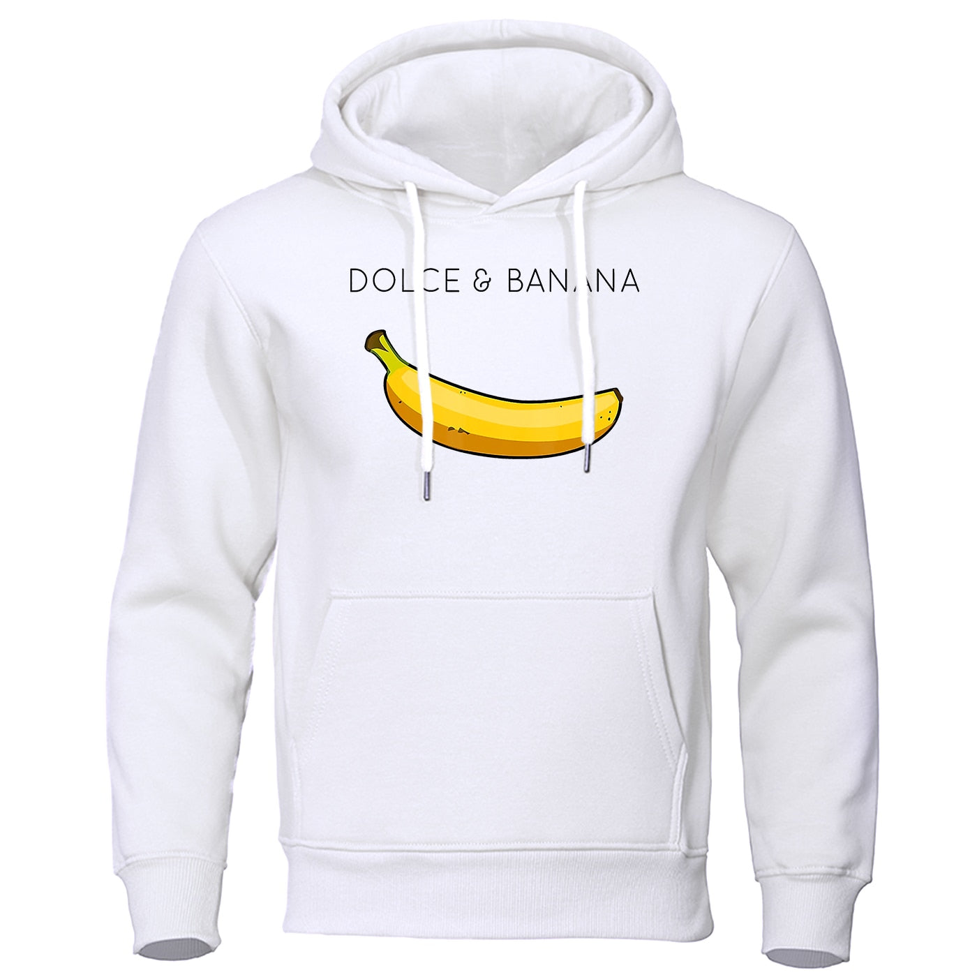 Herren Hoodie mit Känguru Tasche Bananen Design