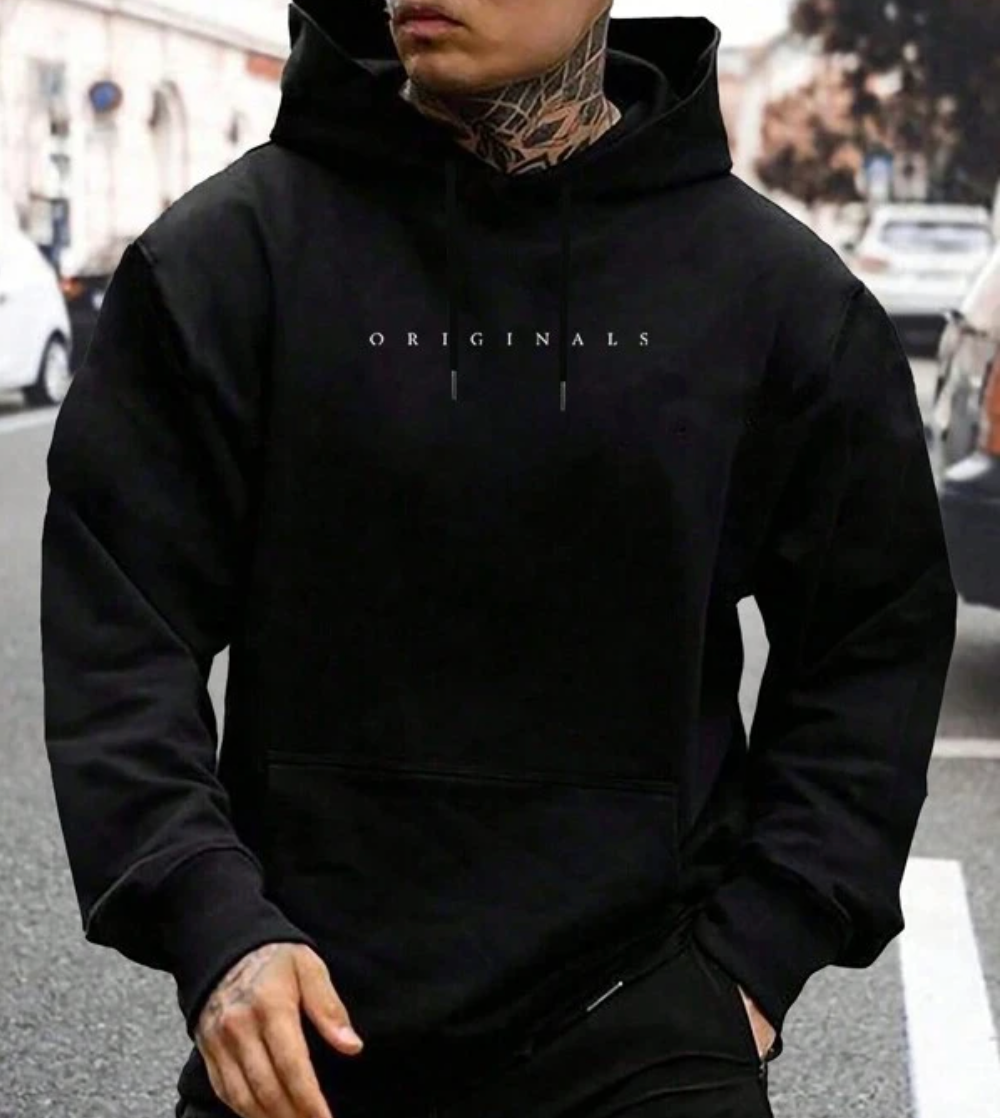 Kapuzenpullover Herren Bequem Sportlich - IdealeKleiden