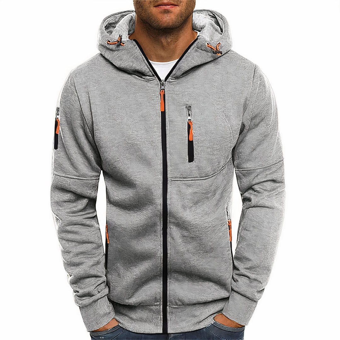 Klassische Herren Hoodie Kapuze Langarm