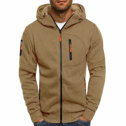 Klassische Herren Hoodie Kapuze Langarm