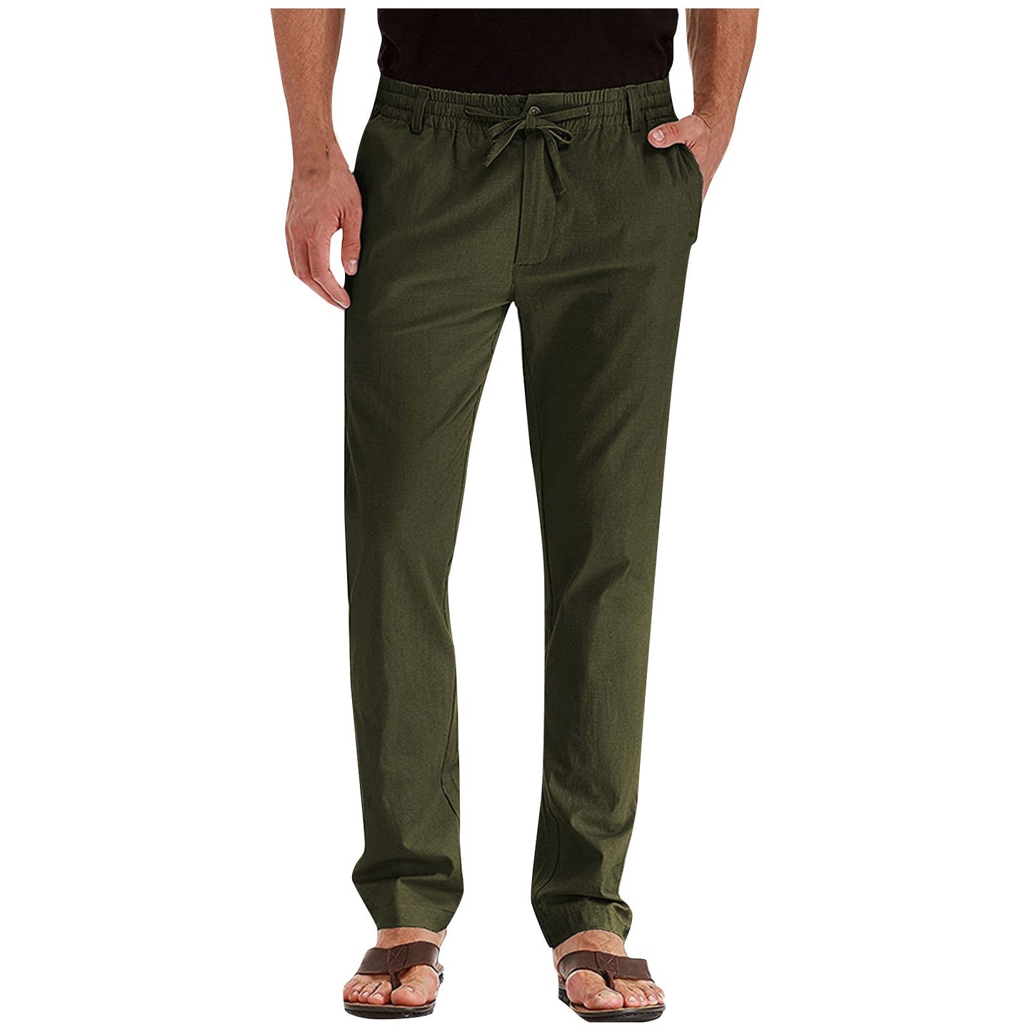 Herren Hose Gerade Bein Elastisch