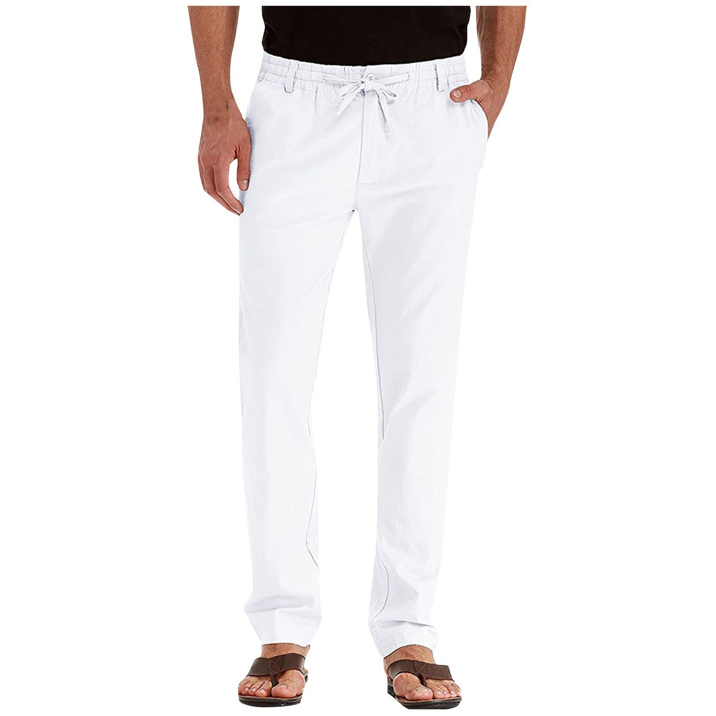 Herren Hose Gerade Bein Elastisch