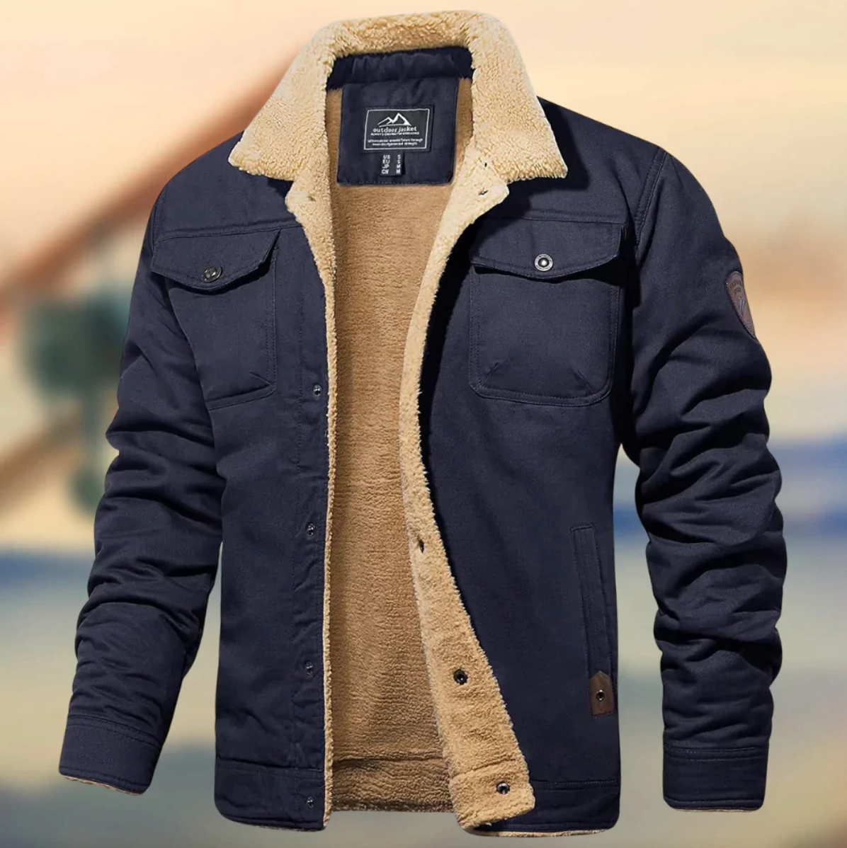 Warmes Winterkleid - Frauenparka Mantel