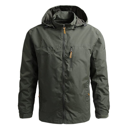 Wasserdichte Winterjacke Herren Kapuze Warm