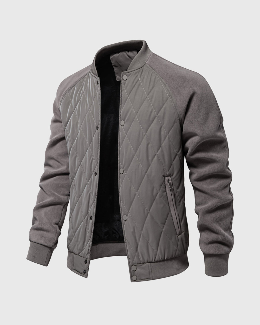 Bequemes Fleece-Jackett Sportlich